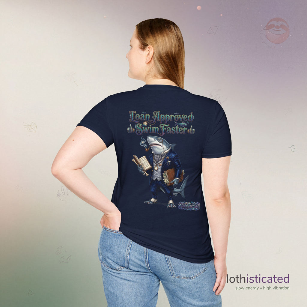 The Loan Shark — Bite-Sized Interest Graphic T-Shirt