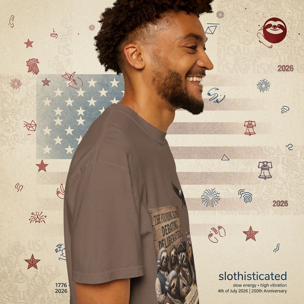 The Founding Sloths — Debating Deliberately Colonial Sloth Tee