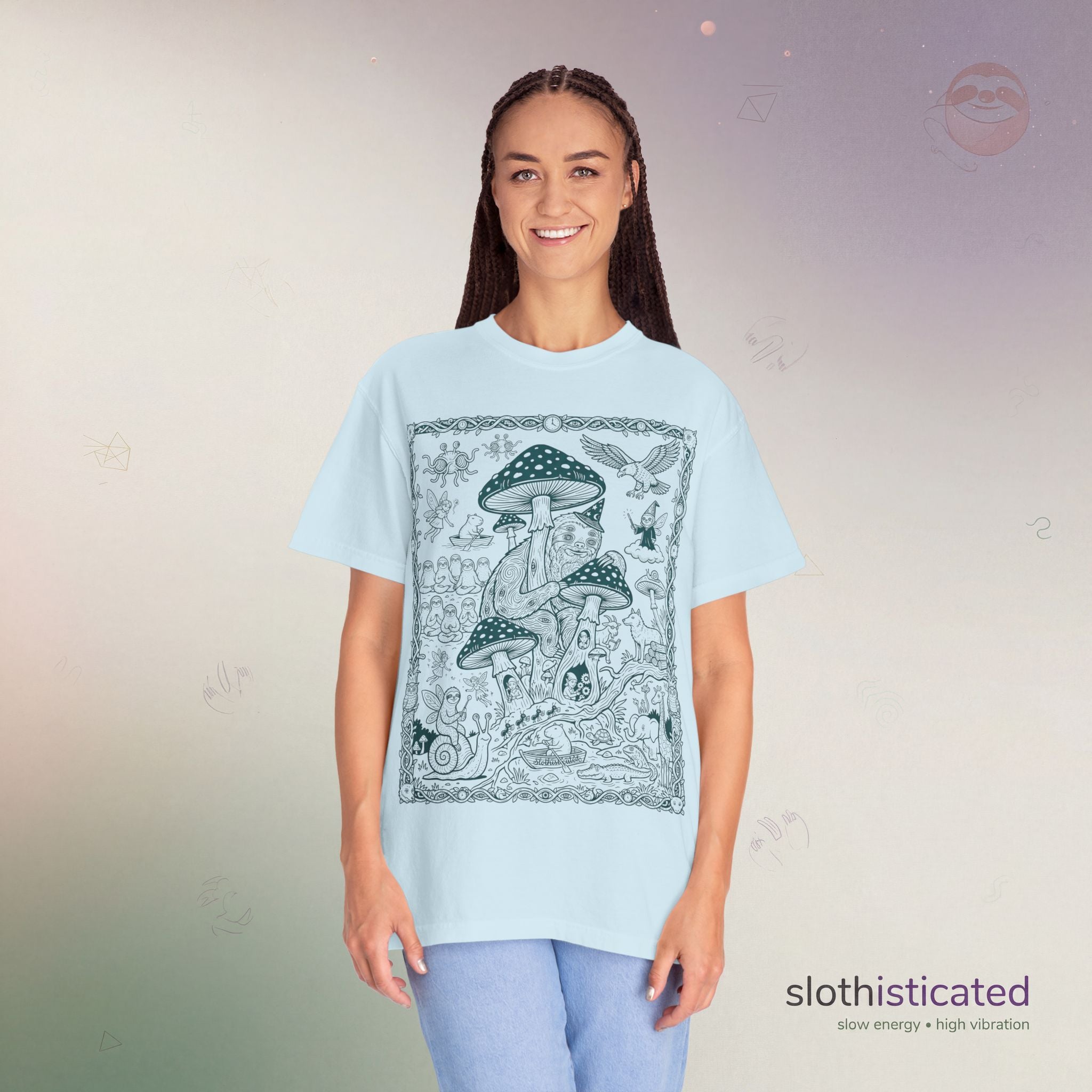 The Mushroom Court — A Fungal Folktale in Ink