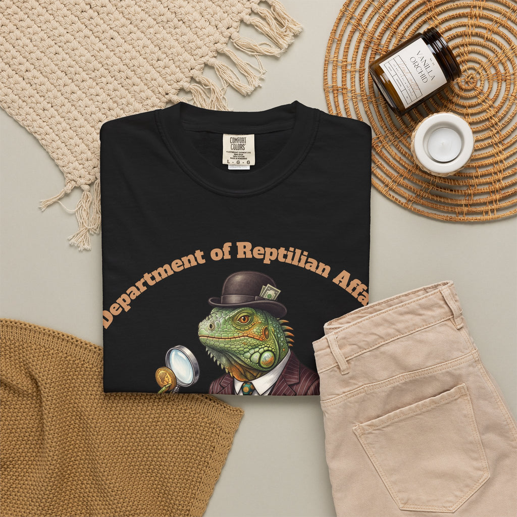 Iguana Banker T-Shirt — Department of Reptilian Affairs