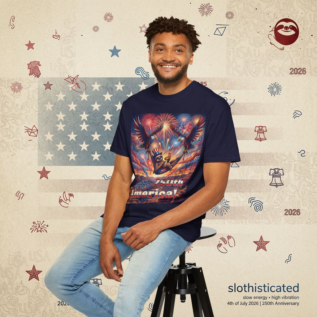 The Repose — Sloth Hammock 250th Anniversary T-Shirt