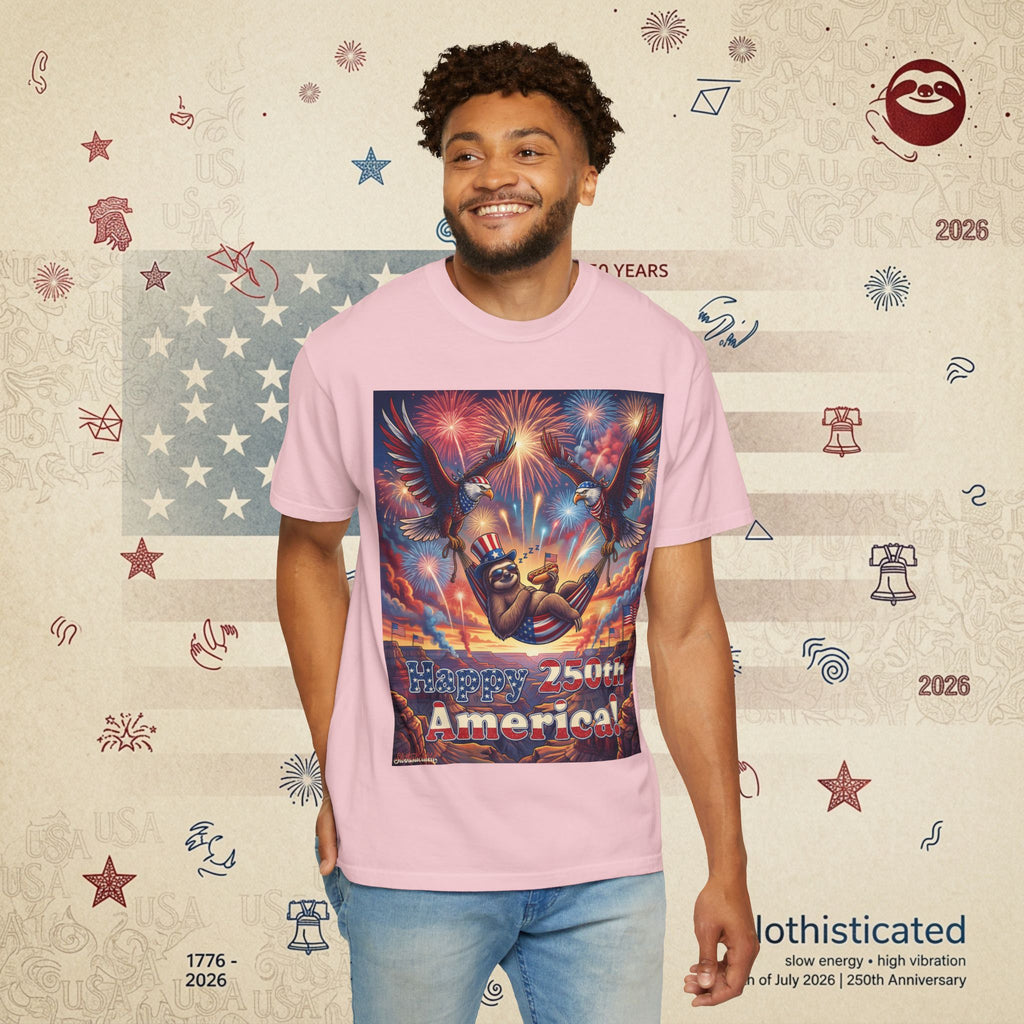 The Repose — Sloth Hammock 250th Anniversary T-Shirt