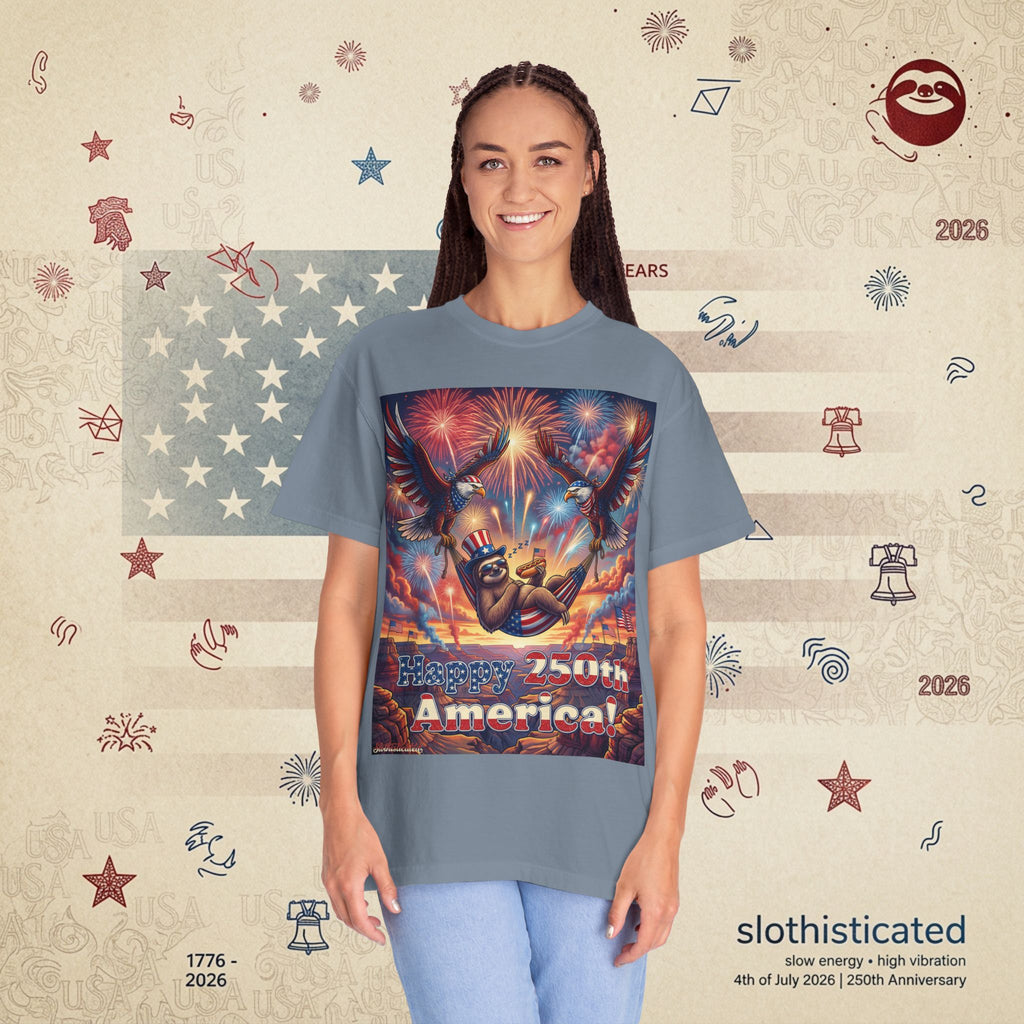 The Repose — Sloth Hammock 250th Anniversary T-Shirt