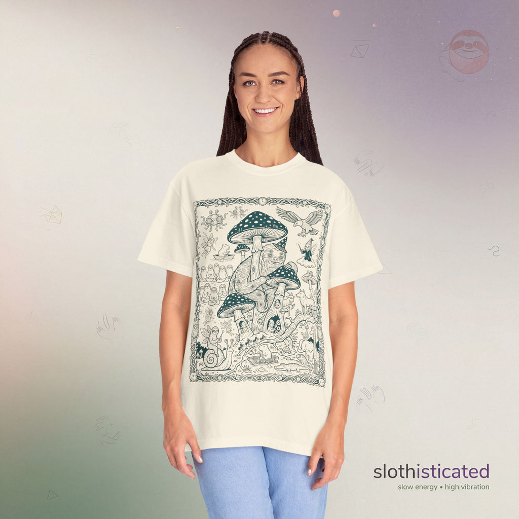 The Mushroom Court — A Fungal Folktale in Ink