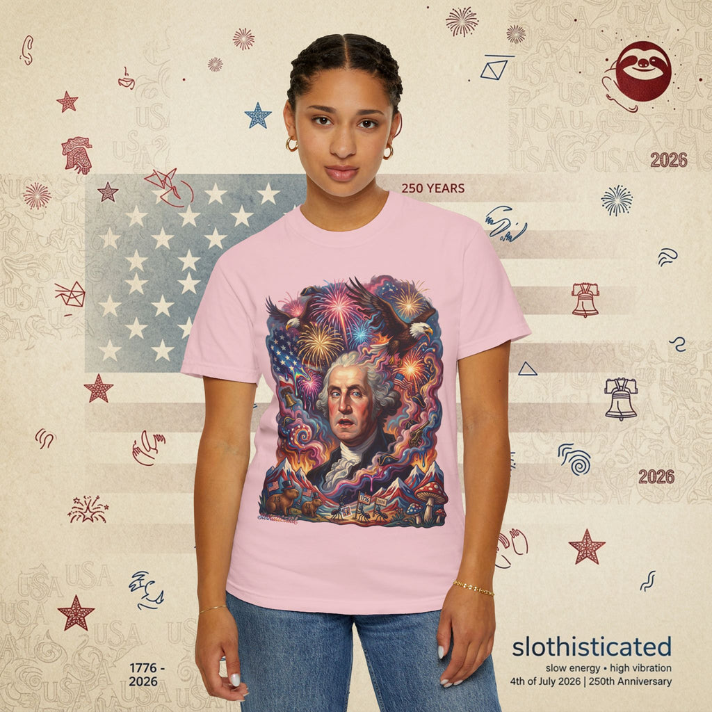 The Reverie — Psychedelic George Washington Fireworks T-Shirt